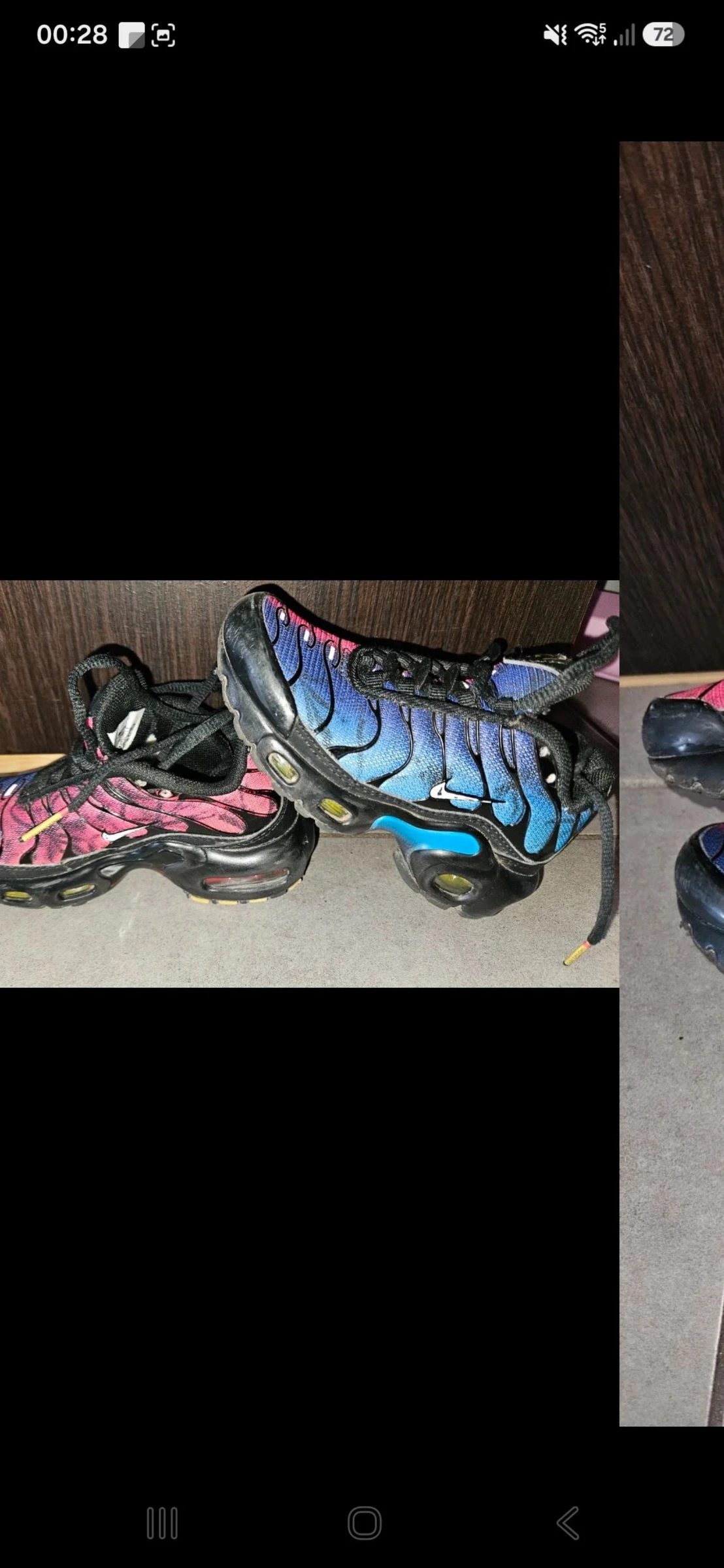 Basket nike tn 28 en très bon état